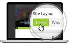 Boxed & Wide Layout